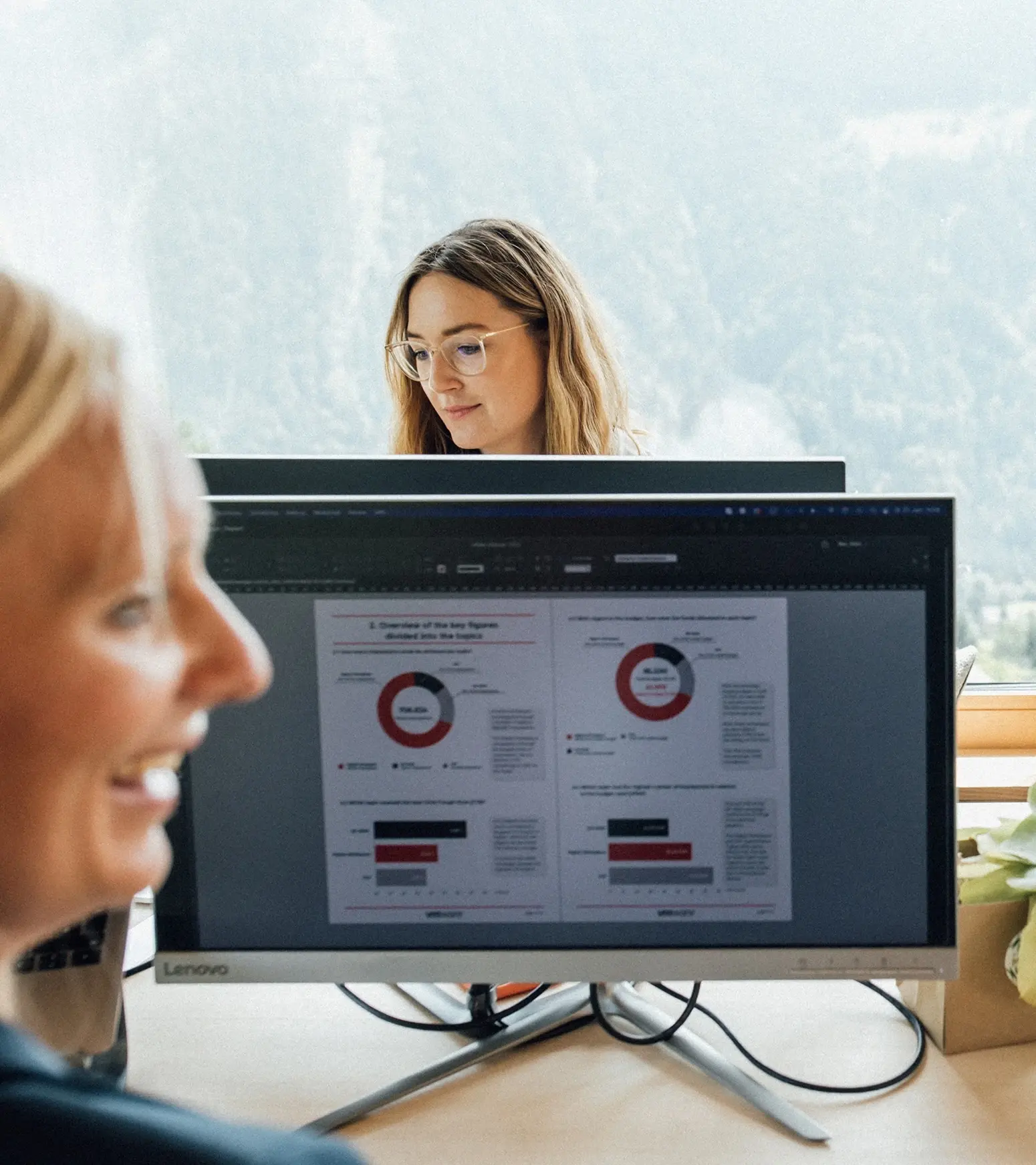 Melanie mit MDF Dashboard