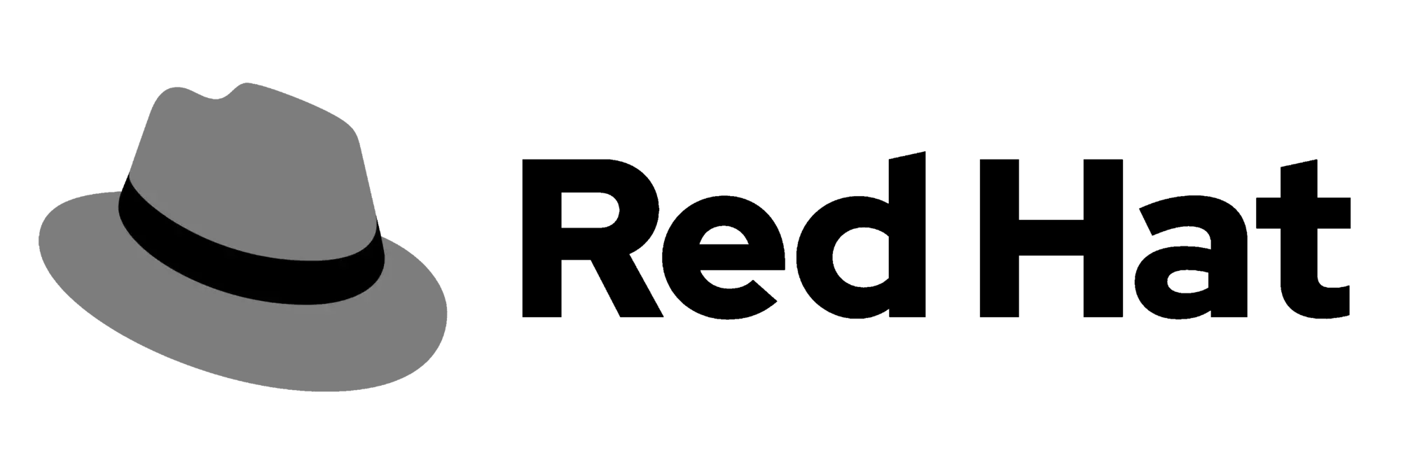 Red Hat Logo grau